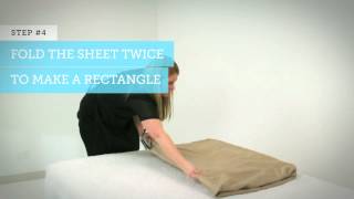 Adairs Video Tips 2  How to fold a fitted sheet [upl. by Ignazio]