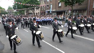 Schützenfest 2024 auf der NeusserFurth Parade der Scheibenschützen Atillerie und Reitercorps [upl. by Zipporah]