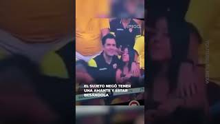 Kiss cam dejó en evidencia a un novio infiel shorts [upl. by Nolyad644]