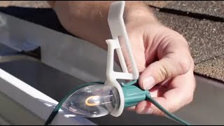 How To Put Up Christmas Lights  C9 LED Commercial Christmas Lights For Roof Line [upl. by Rusty]