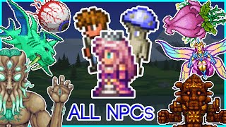 Terraria 1423  All NPCs At Once vs ALL Bosses [upl. by Imar]