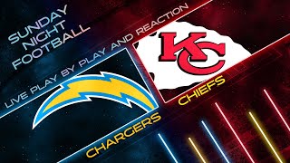 Chargers vs Chiefs Live Play by Play amp Reaction [upl. by Yetti245]