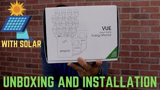 How to Install Emporia Gen 2 Vue Energy Monitor With Solar [upl. by Martella647]