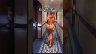 Beautiful gassy stepmom farts in hotel corridor [upl. by Rhodes769]