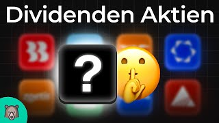 Top 9 DIVIDENDEN Aktien  die NIEMAND kennt [upl. by Ahsataj]