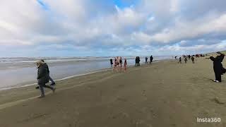 Nieuwjaarsduik 2024 Castricum [upl. by Orabel620]