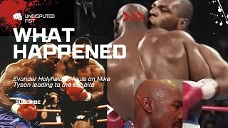 Mike Tyson USA vs Evander Holyfield USA  KNOCKOUT BOXING fight Ear Bite full match highlights😬 [upl. by Ferd]