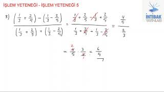 SAYFA 2122 1 ÜNİTEİŞLEM YETENEĞİ  İŞLEM YETENEĞİ 5 [upl. by Olson322]