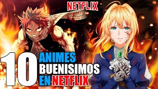 10 Mejores Animes en NETFLIX para ver en 2023 [upl. by Rhiamon149]