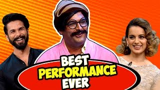 Rajesh Aroras Best Performance Ever with Shahid Kapoor and Kangana Ranaut  The Kapil Sharma Show [upl. by Bechler]