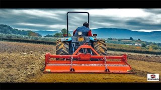 Macchine Agricole SICMA  Lavorazione totale del terreno Vanga  Fresa  Trincia [upl. by Arabele]