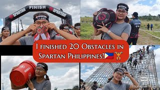 Spartan Race Experience  Vlog  Sprint 5k 20 Obstacles Race Challenge  Areza Lipa Batangas [upl. by Arual]