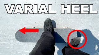 HOW TO VARIAL HEELFLIP [upl. by Ardnasella]