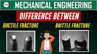 Ductile vs Brittle fracture  Ductile ampBrittle material Difference between ductile ampbrittlefracture [upl. by Ahsinyar]