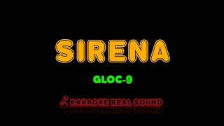 Gloc9  Sirena Karaoke Real Sound [upl. by Sclar]