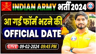 Indian Army भर्ती 2024 Army Official Update Army Online Form Age Limit Info By Dharmendra Sir [upl. by Atirahs]