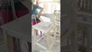 How to Make a Bar Stool I Counter Height Chairs Stool I Tall Wooden Chairs DIY Akie The Carpenter [upl. by Eleanora222]