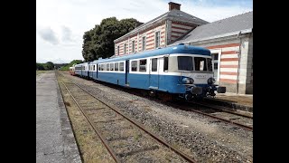 CFCB  Le Napoléon express entre en gare de Pontivy [upl. by Eruza]