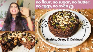 GLUTEN FREE Cake Recipe without Oven  Vegan Healthy Cake Recipe [upl. by Corwin]