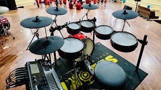 Alesis Strike Pro kit  Rm 12k 😱  unboxing amp setup  Wesley Methodist School [upl. by Sky]