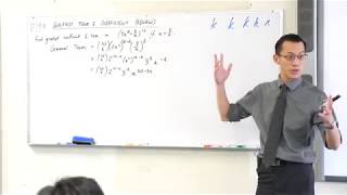 Greatest Binomial Coefficient  worked example 1 of 2 [upl. by Dric]