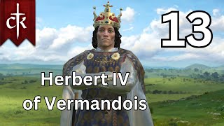 Herbert IV of Vermandois  Crusader Kings 3  Part 13 [upl. by Aceber455]