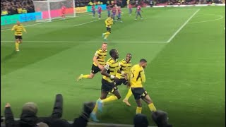 Moussa Sissoko goal Watford Vs Crystal Palace 22 February 2022  Fanview [upl. by Nived]