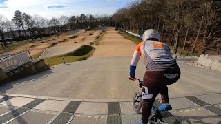 Full Lap around the BMX Track in Ravels Belgium [upl. by Qerat]