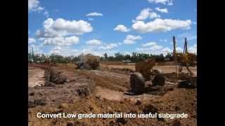 How to use road stabilisation technology  PolyCom Stabilising Aid [upl. by Tai215]