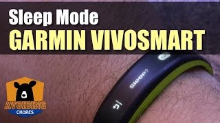 Garmin Vivosmart  How to Use Sleep Mode [upl. by Neesay666]