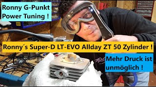 Mehr Simson Power geht nicht  Ronny fräst den 50ccm EVO Super D LT  GSO Allweek ZT Zylinder [upl. by Ynahpit]