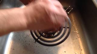 Clean Your Dirty Electric Stove Coils With Tin Foil [upl. by Nnyllaf]