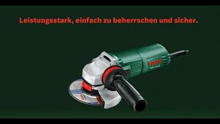 Bosch stellt vor Winkelschleifer PWS 8125 CE [upl. by Neukam155]