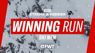 Marcus Goguen Ski Men Winning Run I 2024 YETI Xtreme Verbier [upl. by Imoan]