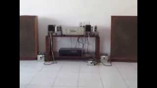 Vintage tube audio system  McIntosh MC60  Marantz 7  Tannoy 15quot Monitor Gold  Part 1 [upl. by Warrick154]