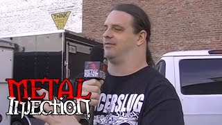 CANNIBAL CORPSE Interview with Corpsegrinder at NEMHF 2010 [upl. by Ronnoc164]