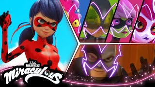 MIRACULOUS  😈 AKUMATIZED  Compilation 1 🐞  SEASON 4  Tales of Ladybug and Cat Noir [upl. by Pirbhai]