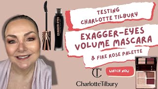 Testing The New Charlotte Tilbury Exaggereyes Volume Mascara [upl. by Asserrac761]