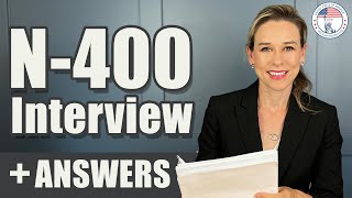 US Citizenship Interview  N400 Naturalization Interview Simulated Interview Questions amp Answers [upl. by Cogan]