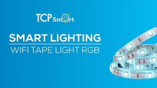 TCP Smart Lighting  WiFi Smart Tape Light RGB [upl. by Saile744]