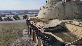 T55 Soviet tank in Des Moines Iowa [upl. by Mariken]