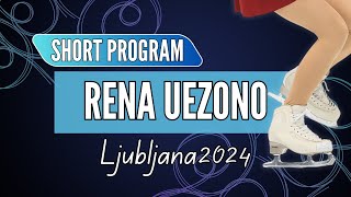 Rena UEZONO 上薗 恋奈 JPN  Junior Women Short Program  Ljubljana 2024 [upl. by Annabel]