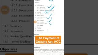 The Payment of Gratuity Act1972 gratuity labourlaw law educational [upl. by Lenej269]