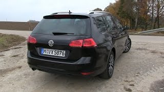 2016 VW Golf VII Variant 12 TSI 110 HP TEST DRIVE [upl. by Aekan647]