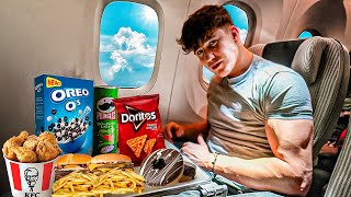 10000 Calorie Challenge On A Plane [upl. by Maren]