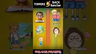 Topper Vs Back Benchers❓topper backbanchers shorts viralshorts ytshorts [upl. by Dick187]