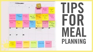 TIPS  Meal Planning [upl. by Enilra]