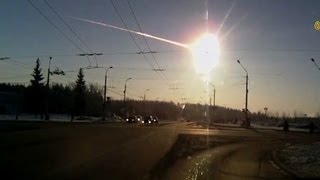 Videos capture exploding meteor in sky [upl. by Eerpud]