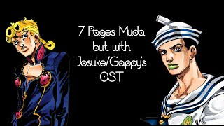 7 Pages Muda but with Part 8 JosukeGappys Theme [upl. by Tenney]