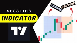 How To Setup Session Indicator On TradingView  The Best One To Use 2024 [upl. by Eeruhs]